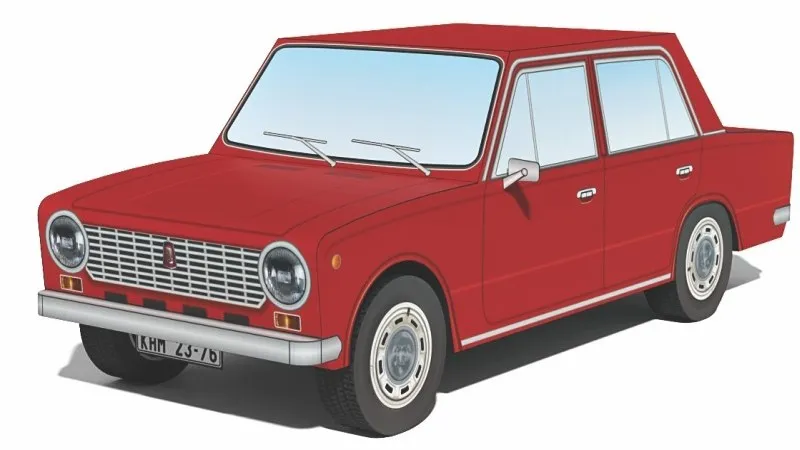 Lada 2101 červená